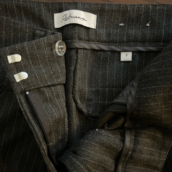 Reitmans Women's Pantsuit Size 3 - Gray Pinstripe - Picture 9 of 9